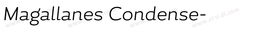 Magallanes Condense字体转换